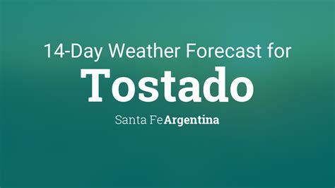 Tostado, S, AR 7 Days Weather .